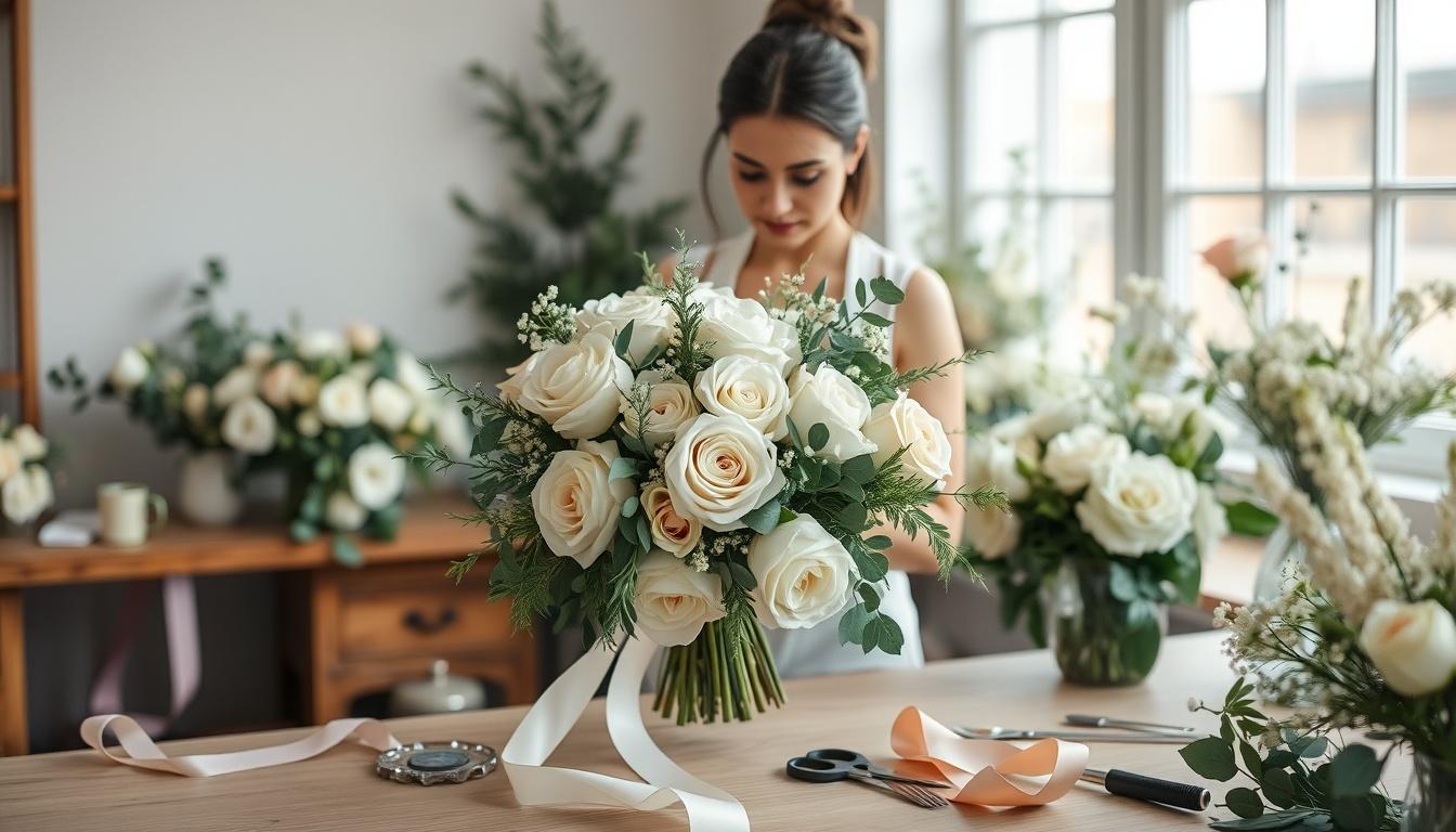 Flores para bodas con diseño coherente